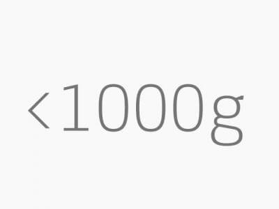 bis 1000g