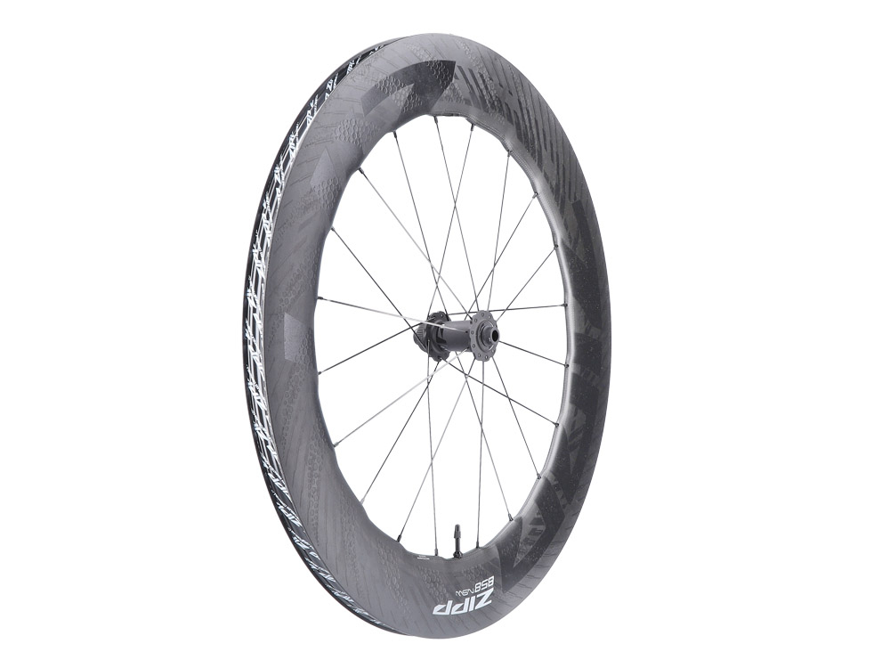 ZIPP Front Wheel 28 858 NSW Carbon Clincher Tubeless Center Lock