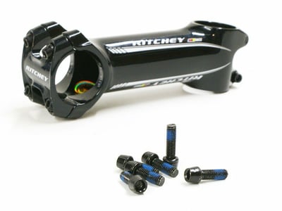 RITCHEY Ersatzteil Edelstahlschrauben für Vorbau WCS C220 6 Stück schwarz