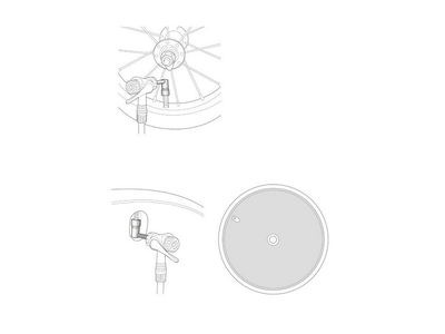 TOPEAK Valve Adapter Presta Pressure-Rite