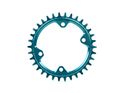 GARBARUK Chainring Round 1-speed narrow-wide BCD 96 Shimano XT-M8000 Crank 34 teeth blue