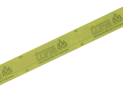 TUNE Felgenband Tubeless Tape 11 m gelb mit Logo 30 mm