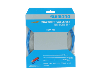 SHIMANO Dura Ace Shift Cable Set Polymer coated blue