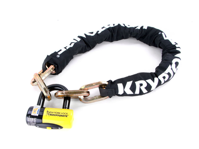 kryptonite new york fahgettaboudit 100cm chain and padlock