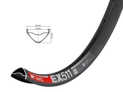 DT Swiss Rim 27,5 | 650B EX 511 28 Holes
