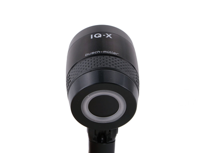 BUSCH + MÜLLER LED dynamo headlight Lumotec black IQ-X | StVZO