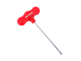 DT SWISS Nipple Key for internally  four edge nipples red