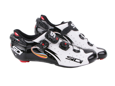 SIDI Wire Carbon Push Rennradschuh weiß/schwarz