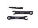 ZIPP Tangente Valve Extender Knurled Aluminum black with Valve Wrenches