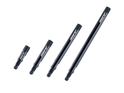 ZIPP Tangente Valve Extender Knurled Aluminum black with Valve Wrenches 91 mm