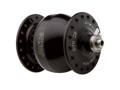 SON Hub Dynamo SON 28 | 9x100 mm Quickrelease 36 Holes black anodised
