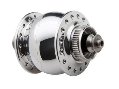SON Nabendynamo SON 28 disc Center Lock | 9x100 mm Schnellspanner 32 Loch rot eloxiert