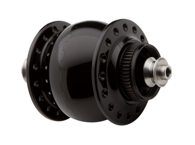 SON Hub Dynamo SON delux disc Center Lock | 9x100 mm Quickrelease 32 Holes black anodised