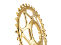 ABSOLUTE BLACK Chainring Direct Mount oval for Race Face Cinch Crank | gold