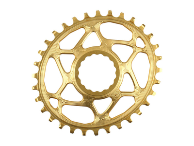 ABSOLUTE BLACK Kettenblatt Direct Mount oval Race Face Cinch Kurbel | gold 28 Zhne