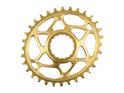 ABSOLUTE BLACK Chainring Direct Mount oval for Race Face Cinch Crank | gold 30 Teeth