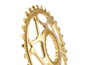 ABSOLUTE BLACK Chainring Direct Mount oval for Race Face Cinch Crank | gold 36 Teeth