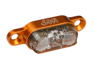 SON Rear Light K 920 for Carrier | StVZO black anodised clear