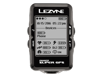 LEZYNE Fahrradcomputer Super GPS HR