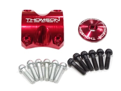 THOMSON Lenkerklemme X4 Dress Up Kit MTB 31,8 | Rot