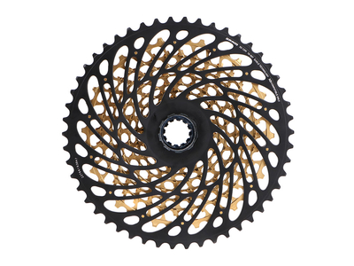 VERSCHLEISS SET 12-fach SRAM XX1 Eagle Kassette X-Dome XG-1299 10-50 Zhne gold + SRAM PC-1290 Kette gold
