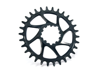 GARBARUK Chainring Round Direct Mount | 1-speed narrow-wide SRAM GXP Boost Crank 26 Teeth black