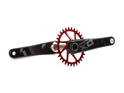 GARBARUK Kettenblatt Round Direct Mount | 1-fach narrow-wide SRAM GXP Boost Kurbel 26 Zähne rot