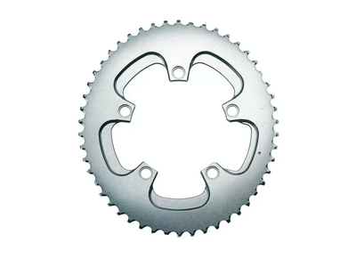 ABSOLUTE BLACK Chainring Road Winter Oval 2X BCD 110/5 grey 