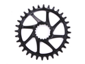 GARBARUK Chainring Round Direct Mount | 1-speed narrow-wide Cannondale Hollowgram Crank | Ai compatible 36 Teeth black