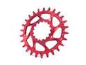 GARBARUK Chainring Round Direct Mount | 1-speed narrow-wide e*thirteen Crank 28 Teeth red