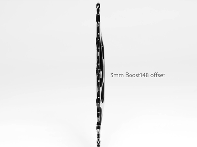 ABSOLUTE BLACK Chainring Direct Mount oval BOOST 148 | for Race Face Cinch crank | red 28 Teeth
