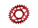 ABSOLUTE BLACK Chainring Direct Mount oval BOOST 148 | for Race Face Cinch crank | red 30 Teeth