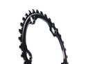 ABSOLUTE BLACK Chainring Road oval 2X BCD 110/5 for SRAM Hidden Bolt | black inner Ring