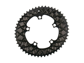 ABSOLUTE BLACK Chainring Road oval 2X BCD 110/5 for SRAM...