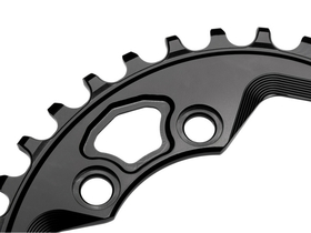 ABSOLUTE BLACK Chainring oval 1-speed narrow-wide BCD 76...