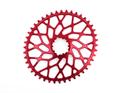 ABSOLUTE BLACK Chainring Direct Mount CX oval | 1-speed narrow wide for SRAM Crank | red 42 Teeth
