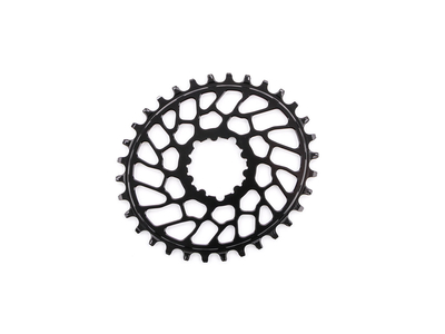 ABSOLUTE BLACK Kettenblatt Direct Mount oval | narrow wide für SRAM BB30 Short Spindle | SuperBOOST Kurbel | schwarz 30 Zähne