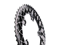 ABSOLUTE BLACK Chainring Road oval 2X BCD 110/5 for SRAM Hidden Bolt | black outer Ring 52 Teeth