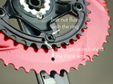 ABSOLUTE BLACK Chainring Road oval 2X BCD 110/5 for SRAM Hidden Bolt | black outer Ring 52 Teeth