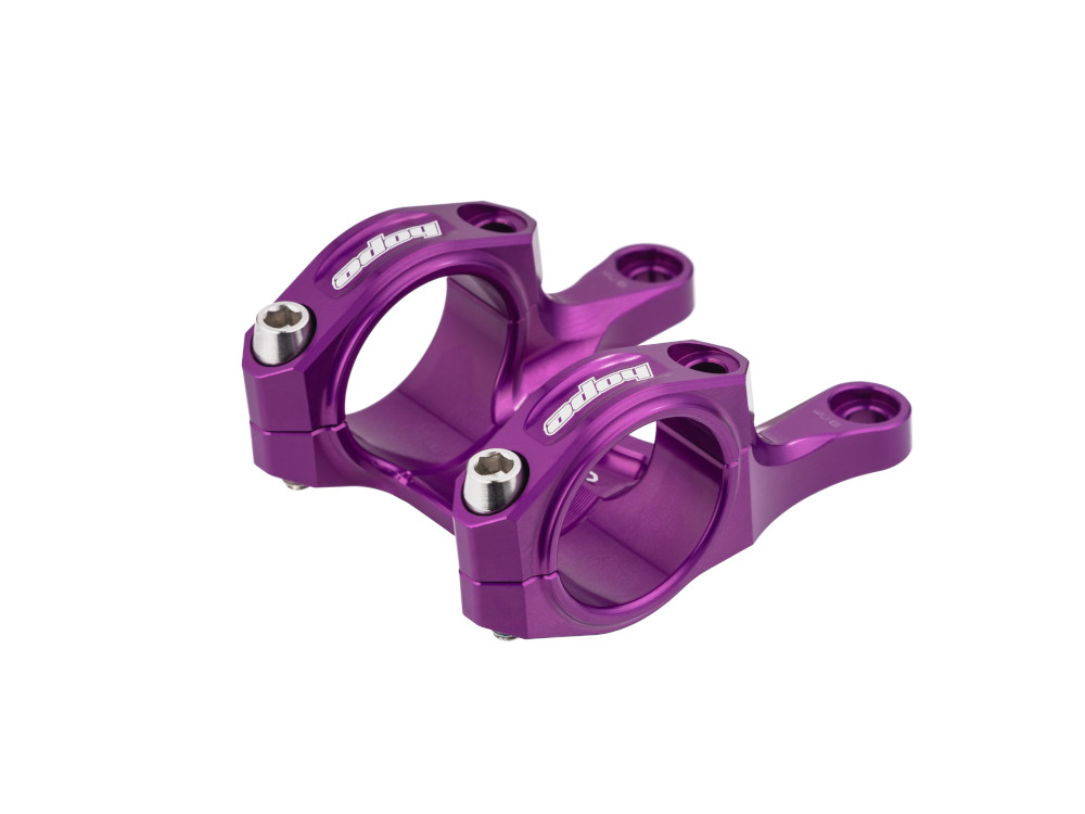 Potence Hope XC - 90 Mm, Diamètre 31,8 Mm, Angle +/-0, Tube 1 1/8, Couleur Violet (neuf)