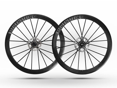 LIGHTWEIGHT Wheelset 28" Meilenstein T 24D Disc 20/20 | Tubular 11-speed Campagnolo Adapter Set 2 | Thru Axle