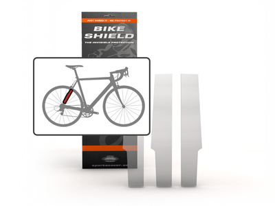 BIKESHIELD Schutzfolie für Ketten-/Sattelstrebe 3 Stk. Stayshield