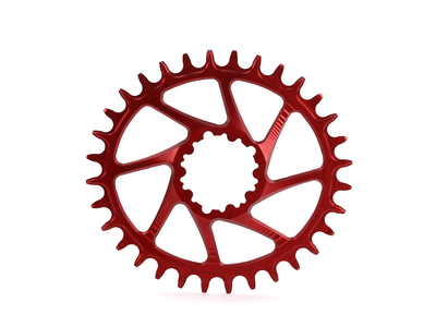 GARBARUK Chainring Melon Direct Mount oval | 1-speed narrow-wide SRAM GXP Boost Crank 30 Teeth orange