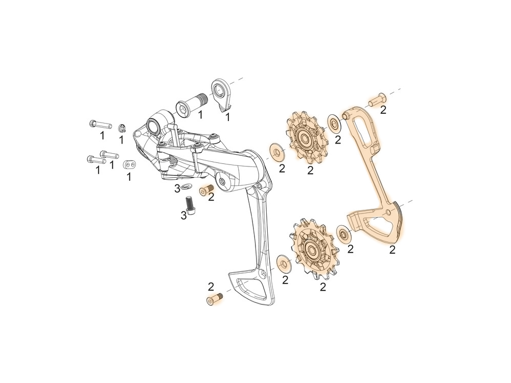 jockey wheel rear derailleur