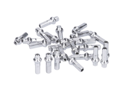 SAPIM Spoke Nipple Polyax Double Square Aluminum 2 mm | 16 mm red