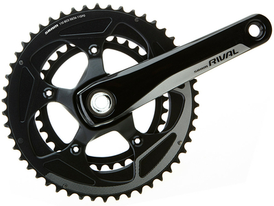 SRAM Rival 22 Crank 2x11 BB30 black 172,5 mm 50/34 T.