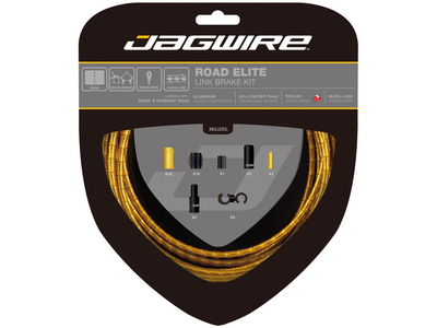 JAGWIRE Brake Cables Set Road Elite Link Brake gold
