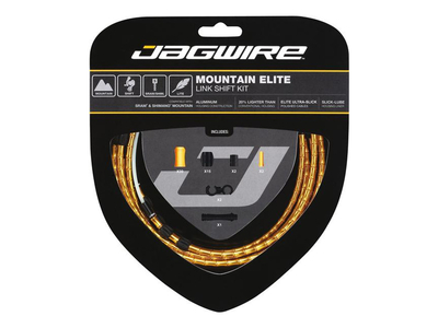 JAGWIRE Brake Cables Set Mountain Elite Link red
