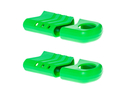 ROTOR Crank Protection | Rubber Bumper Set for R-Hawk Crank green