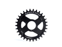 ROTOR Chainring NoQ-Ring Direct Mount for Rotor R-Hawk | R-Raptor | Kapic Cranks 28 Teeth